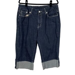 Seven7 High Rise Cuffed Denim Capri - Women’s 18‎